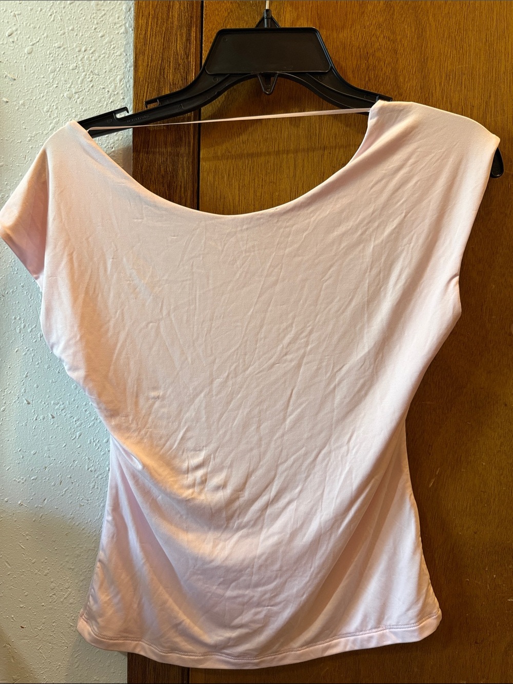 Blanca Line Light Pink Boatneck Short Sleeve Top New without tags
